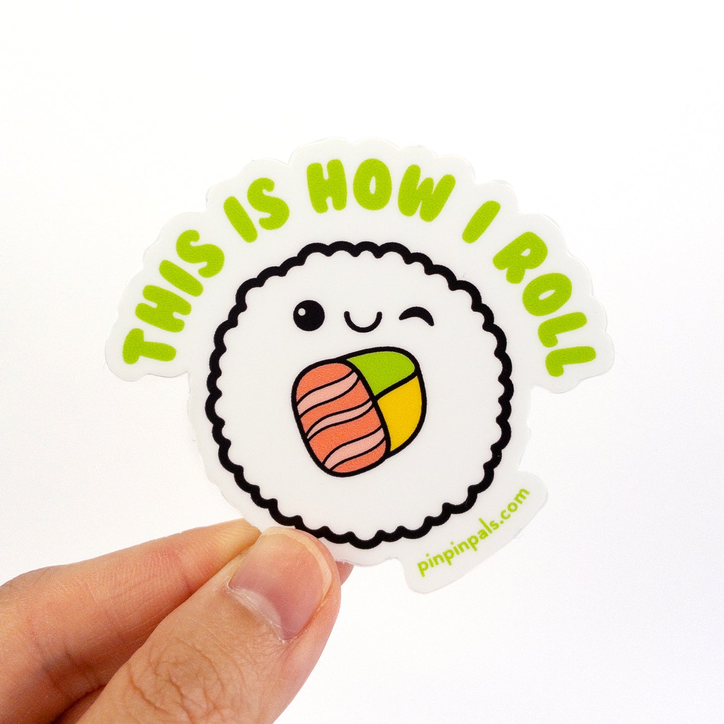 This Is How I Roll - Sushi - Vinyl Sticker