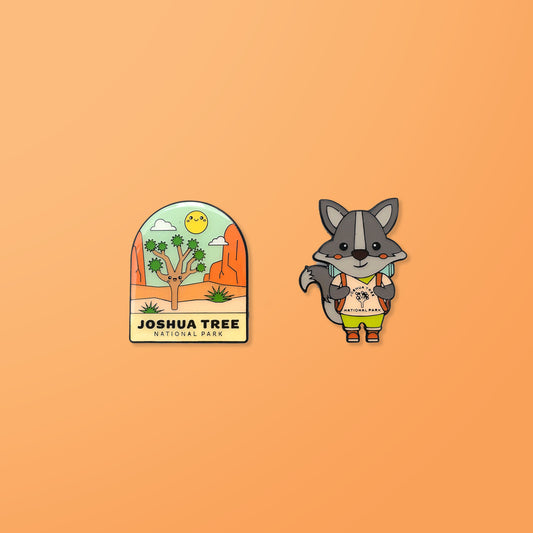 Joshua Tree National Park - Enamel Pin Set - 2 Pack