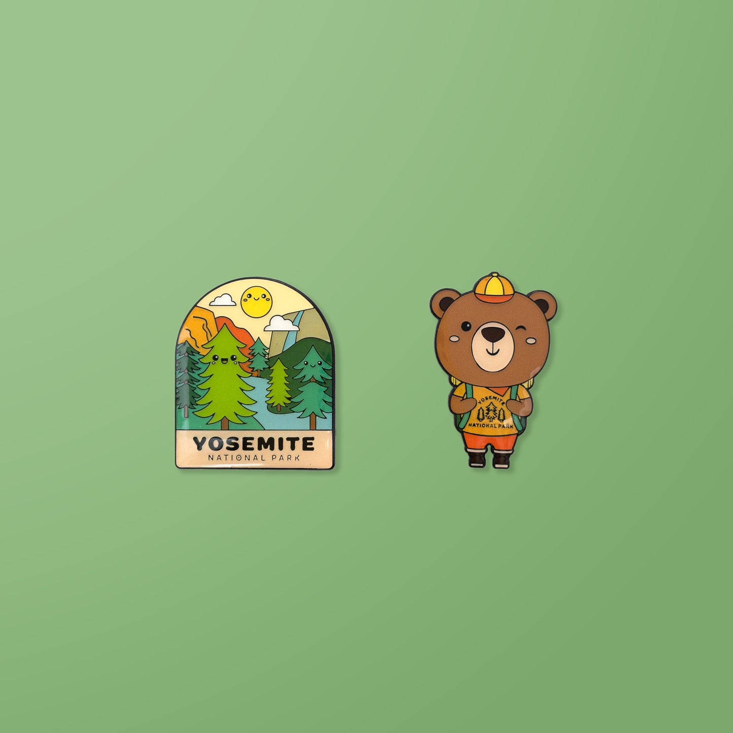 Yosemite National Park - Enamel Pin Set - 2 Pack