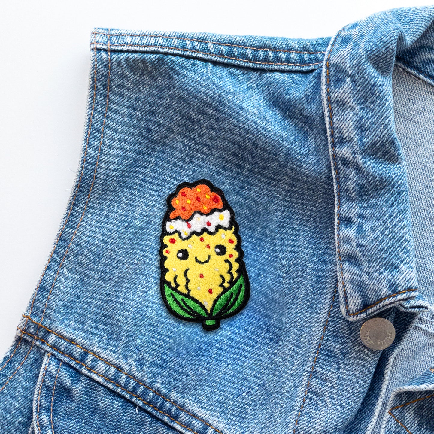 Elote Patch - Iron On Patches - Chenille Patches