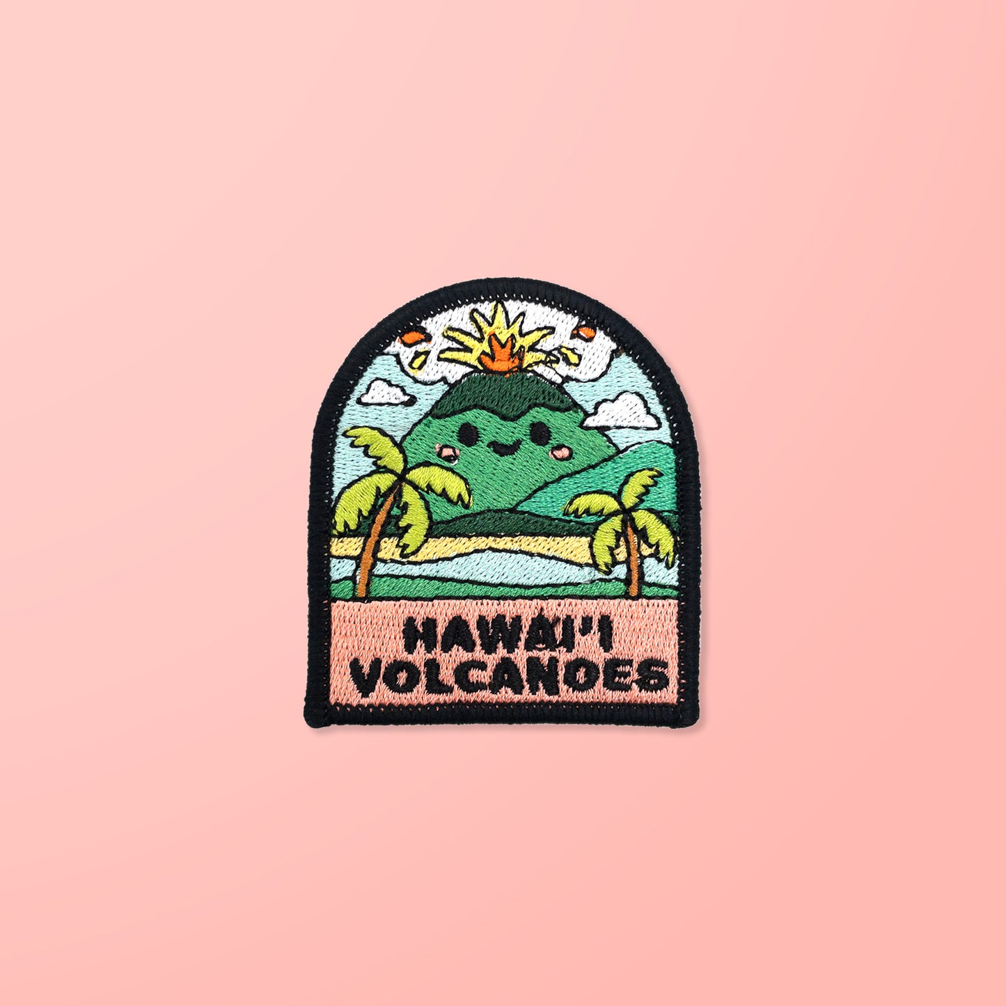 Hawaii Volcanoes National Park - Iron On Patches - Embroidered Patches - Travel Gift