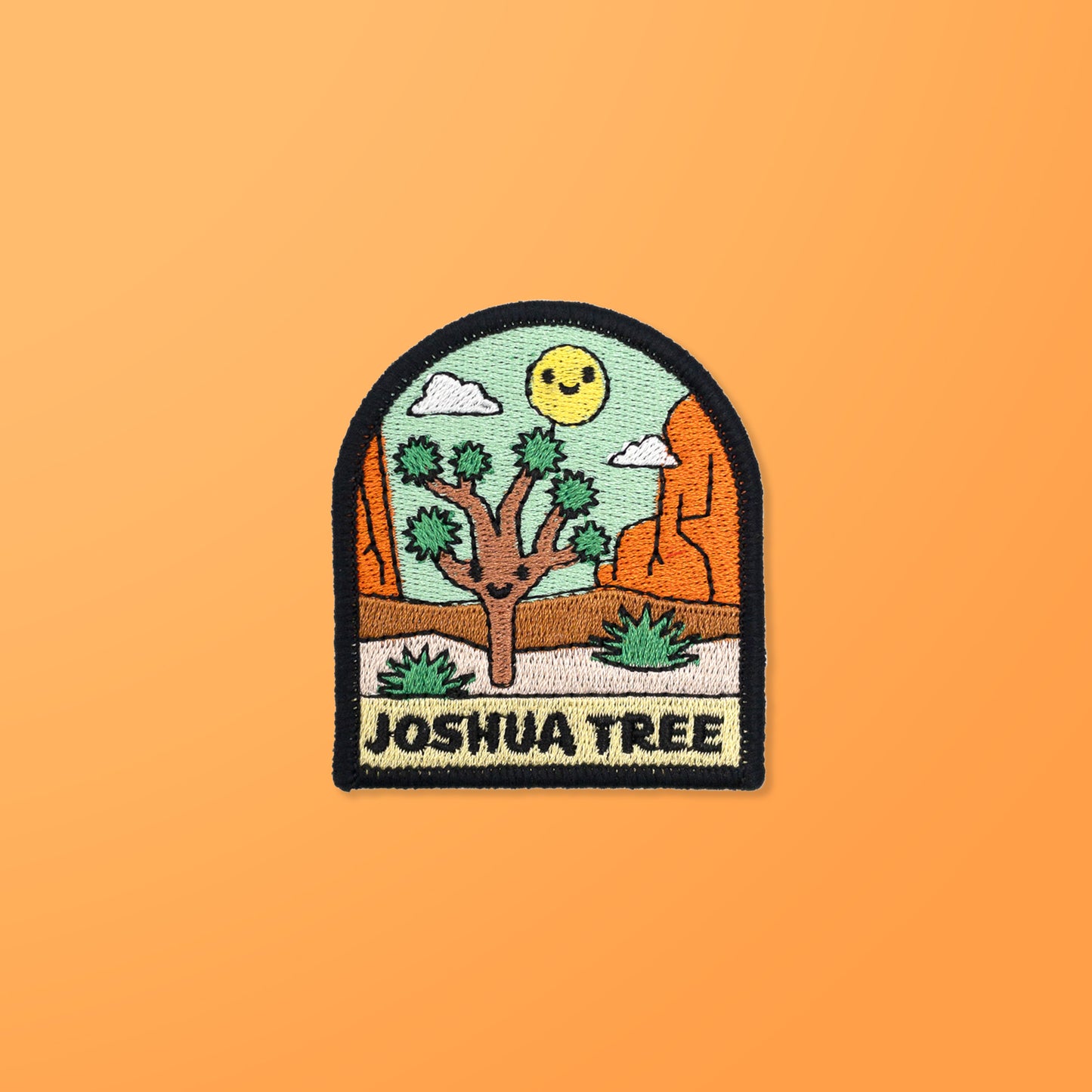 Joshua Tree National Park - Iron On Patches - Embroidered Patches - Travel Gift