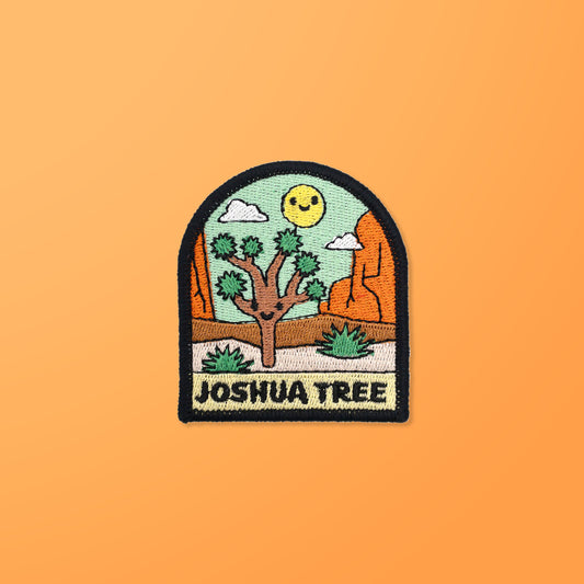 Joshua Tree National Park - Iron On Patches - Embroidered Patches - Travel Gift