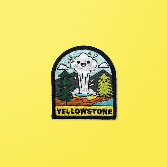 Yellowstone National Park - Iron On Patches - Embroidered Patches - Travel Gift