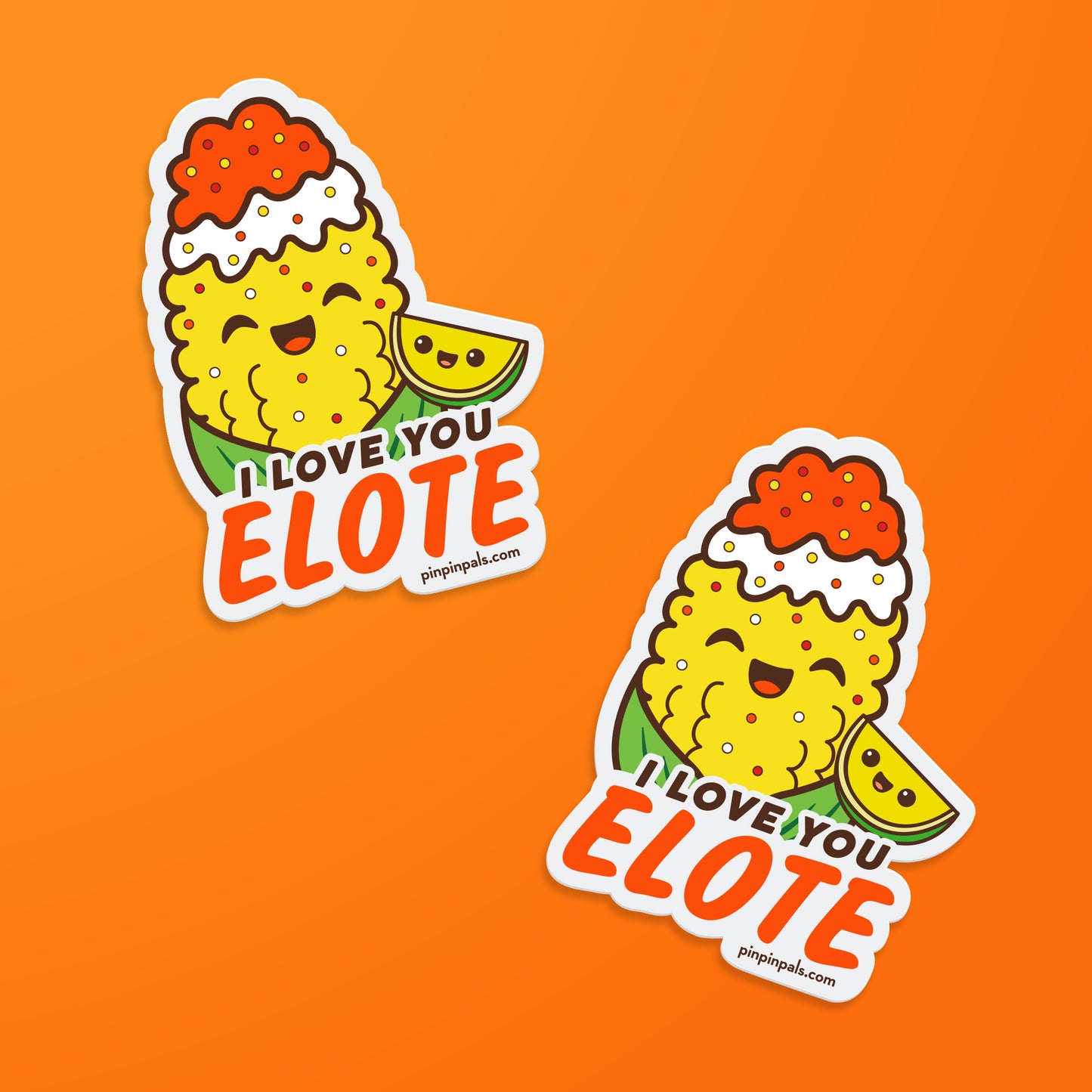 I Love You Elote - Sticker