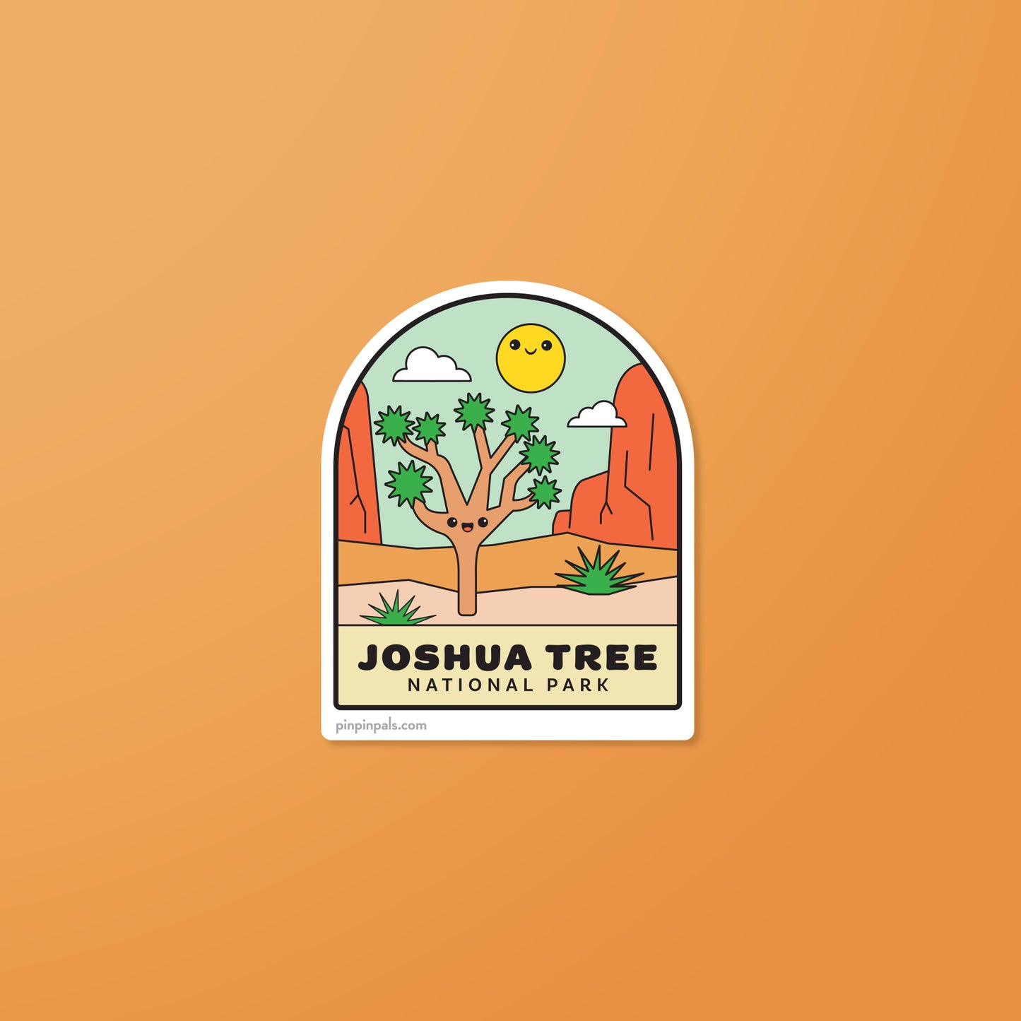 Joshua Tree National Park - Waterproof - Vinyl Sticker