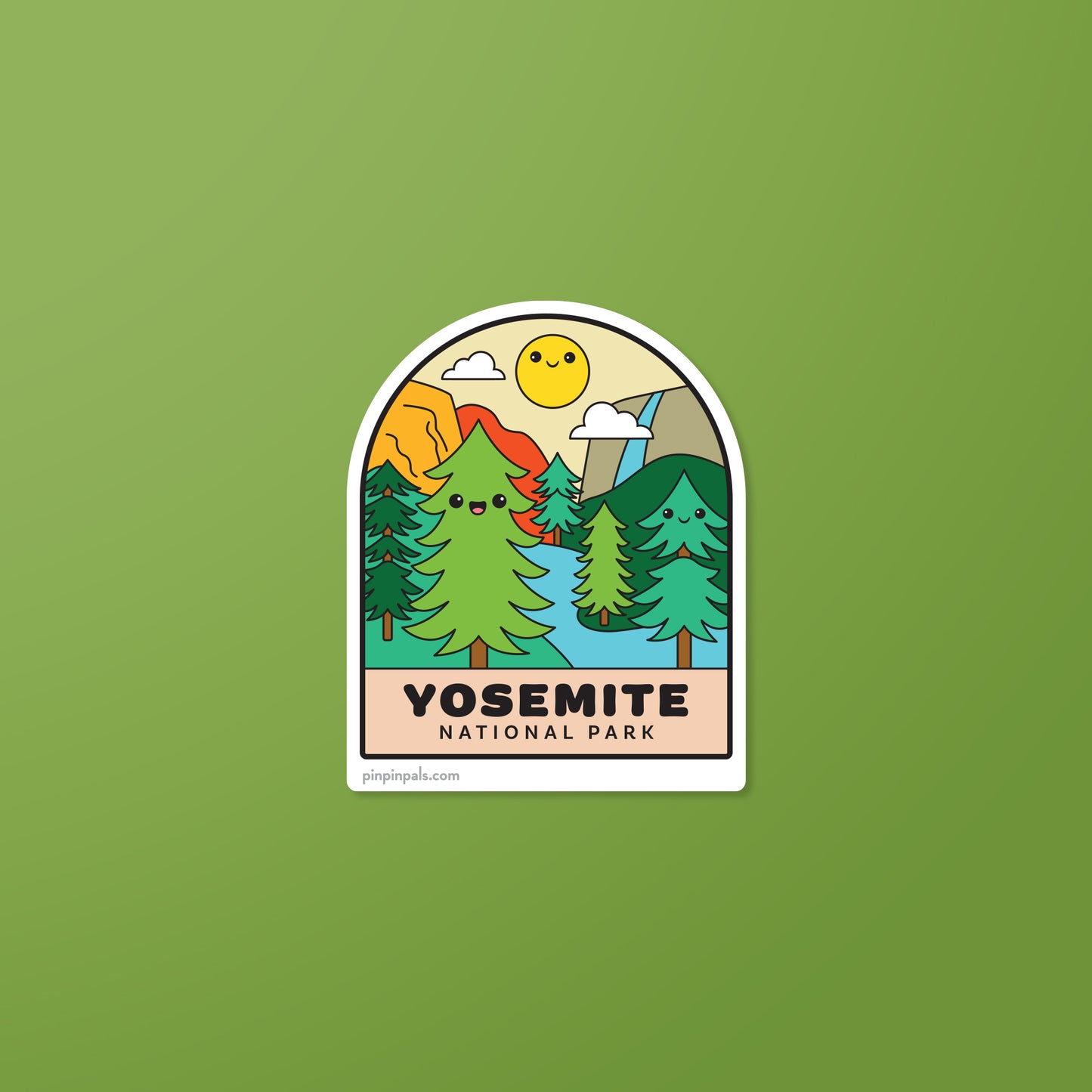 Yosemite National Park - Waterproof - Vinyl Sticker