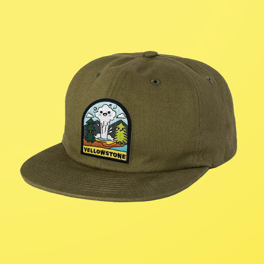 Yellowstone National Park Hat - 6 Panel Hat - Low Profile